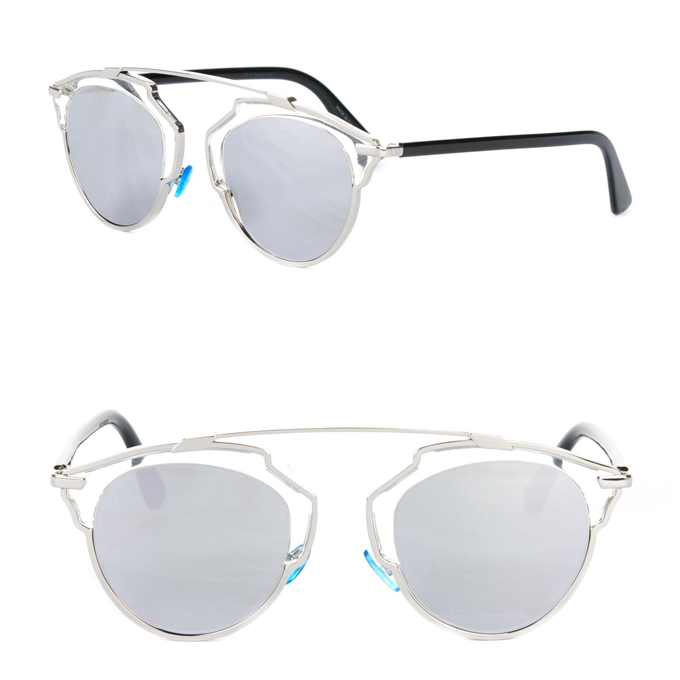 Christian Dior Mirrored So Real Sunglasses Silver 1 of 7