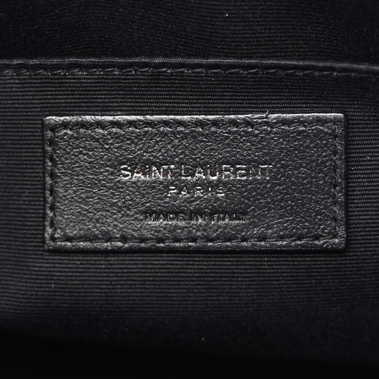 Calfskin Matelasse Monogram Monochrome Lou Camera Bag Black