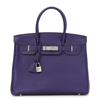 Hermes Togo Birkin 30 Iris 1 of 10