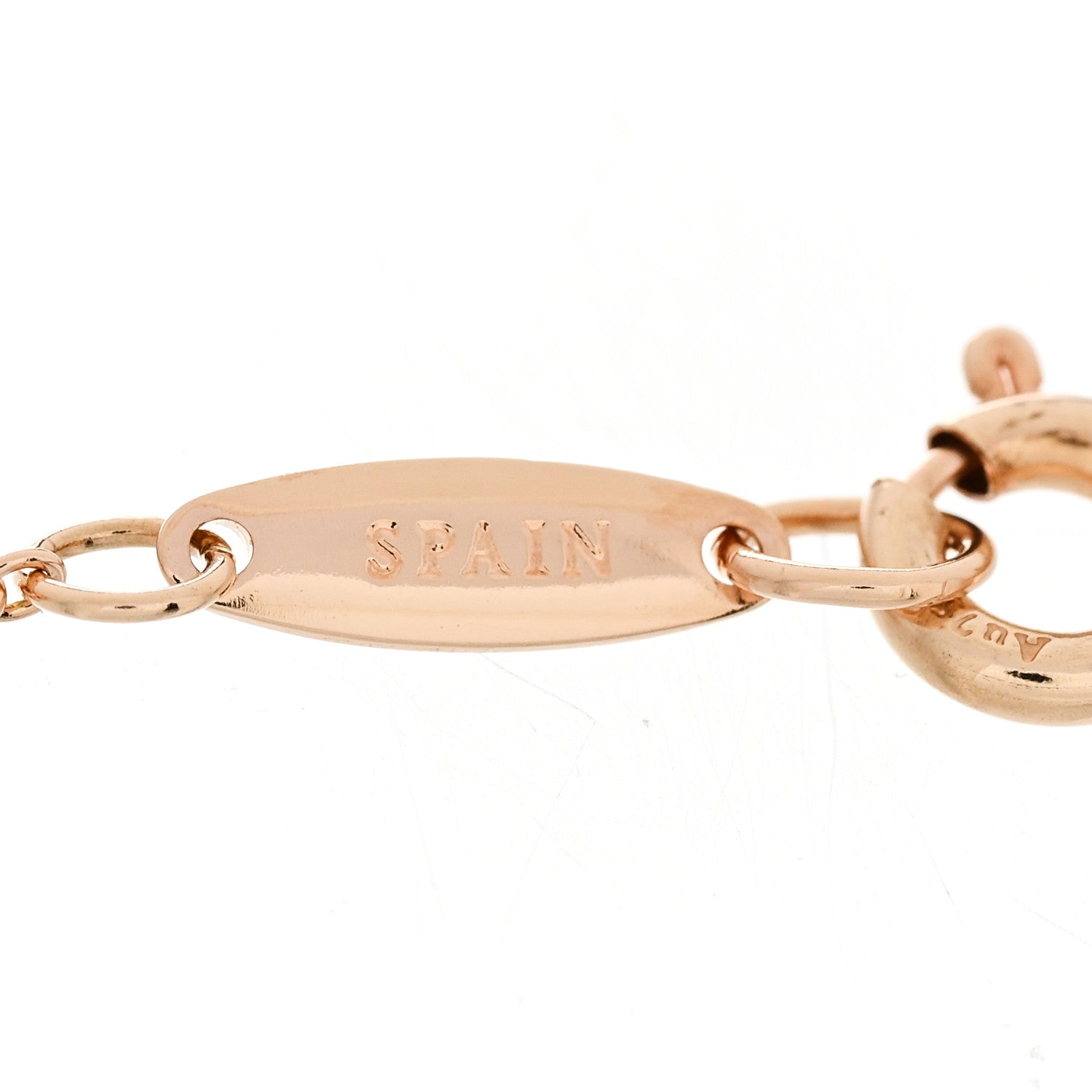 Tiffany 18K Rose Gold Diamond .10ct Elsa Peretti Diamonds by the Yard Bracelet 5 of 9