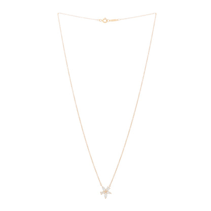 Tiffany 18K Rose Gold Diamond Large Victoria Mixed Cluster Pendant Necklace 2 of 4
