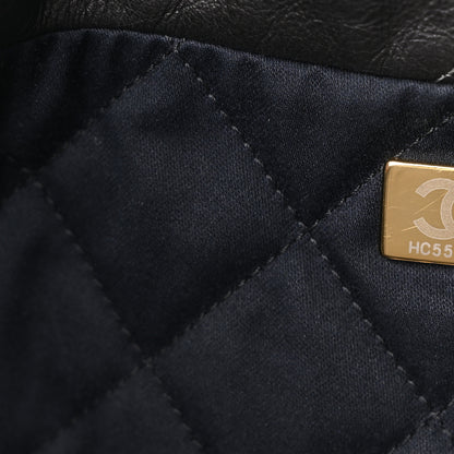 Chanel Shiny Calfskin Quilted Chanel 22 Dark Grey 8 of 11