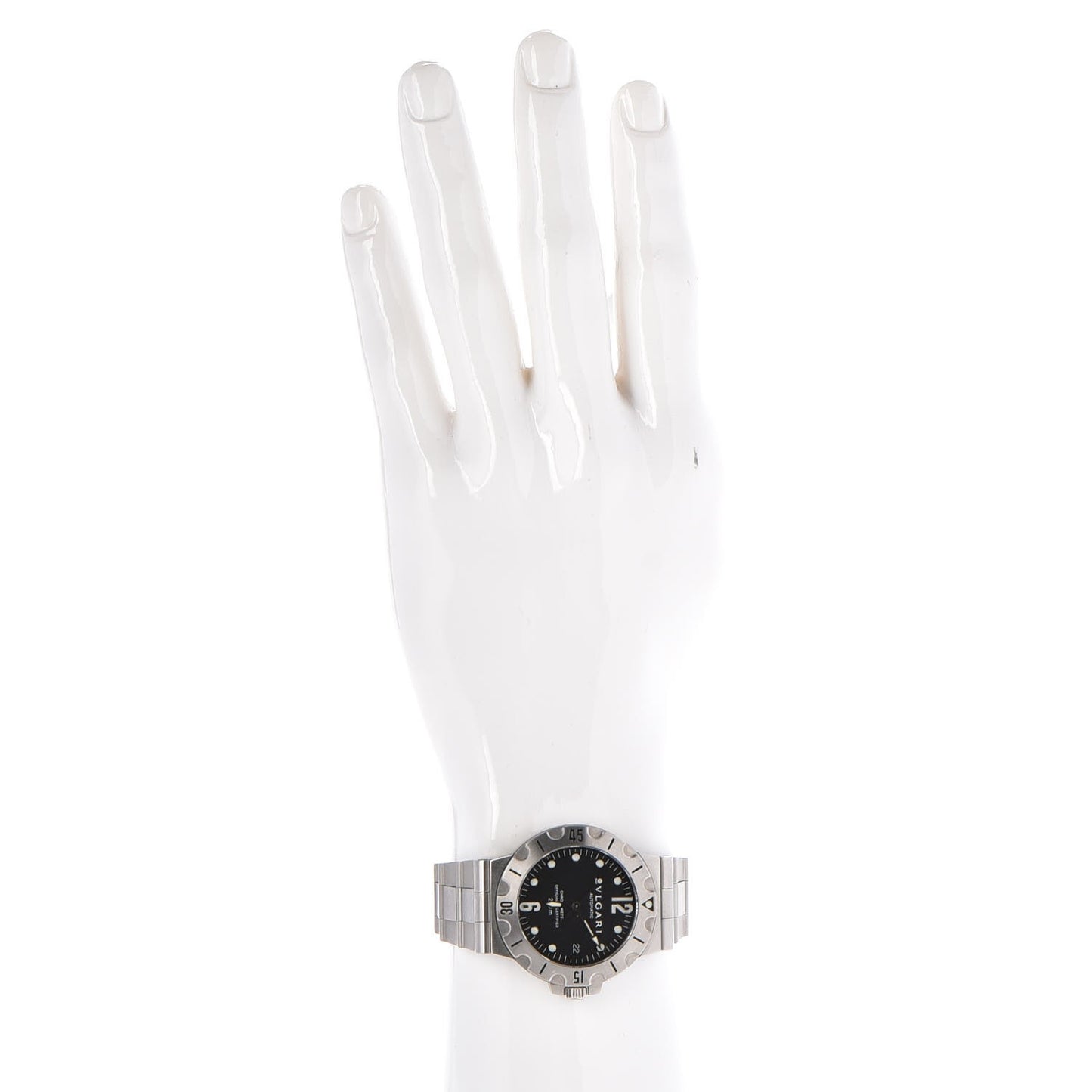 Stainless Steel 38mm Diagono Scuba Automatic Watch Black