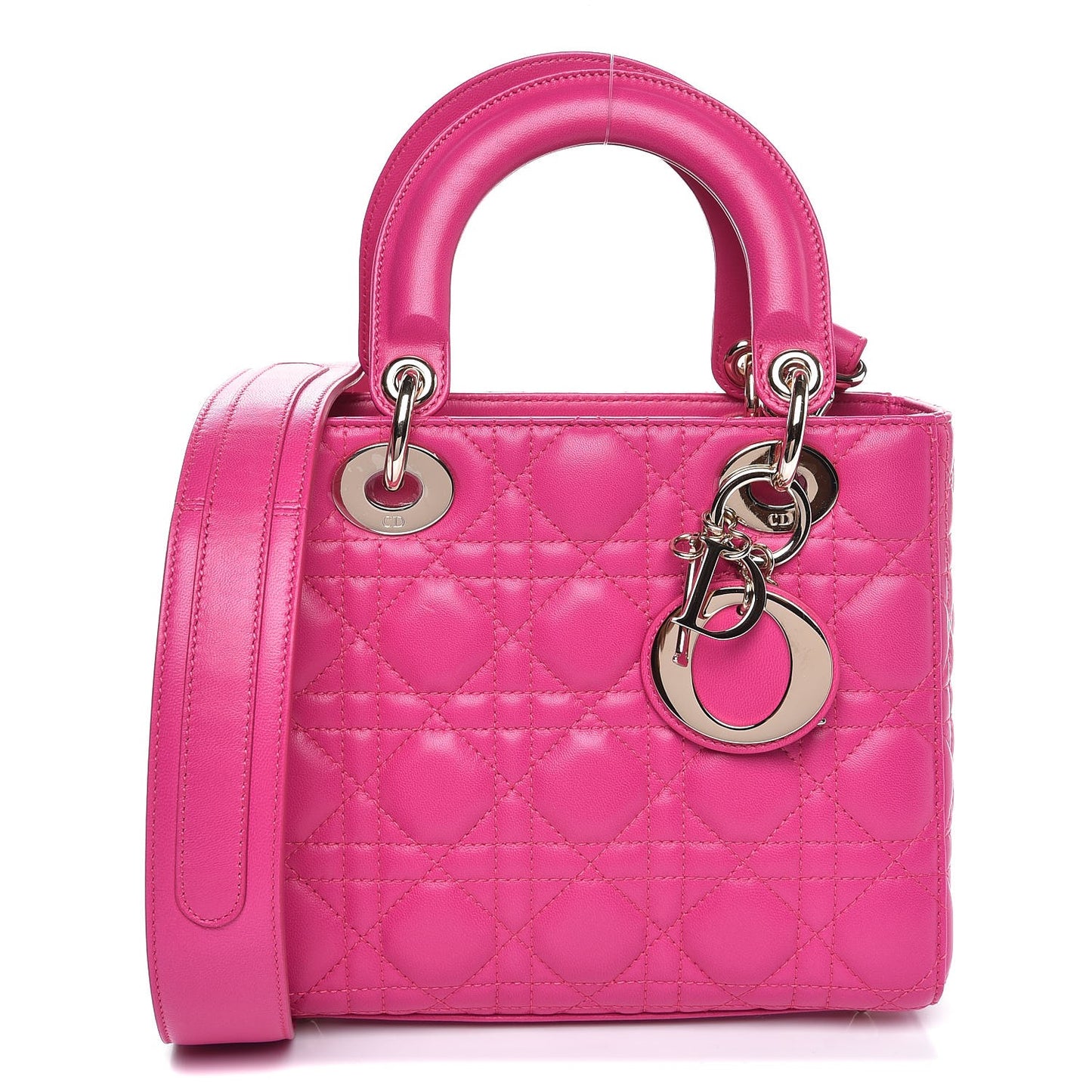 Lambskin Cannage Small My Lady Dior Pink