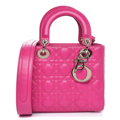 Christian Dior Lambskin Cannage Small My Lady Dior Pink 1 of 8