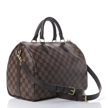 Louis Vuitton Damier Ebene Speedy Bandouliere 30 2 of 4