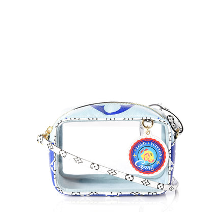 Louis Vuitton Monogram Giant Capri Beach Pouch Blue 2 of 12