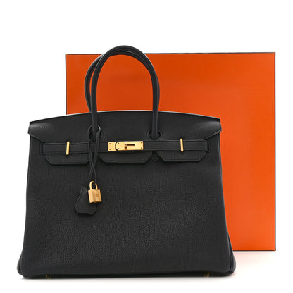 Hermes Togo BIRKIN 35 Bleu Nuit 11 of 11