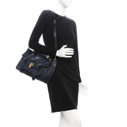 Proenza Schouler Lambskin Medium PS1 Satchel Midnight 2 of 8