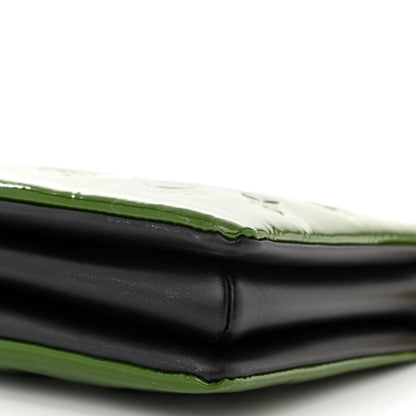 Louis Vuitton Patent Embossed Monogram Coussin PM Green Black 10 of 10