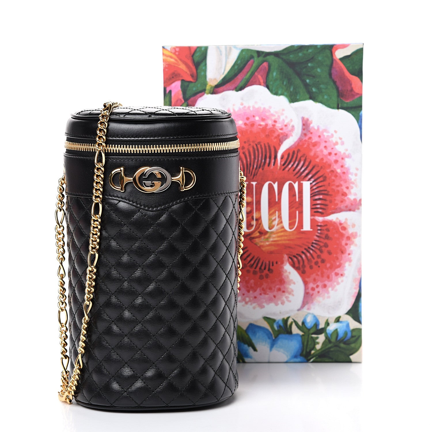 Gucci Calfskin Trapuntata Zumi Belt Bag Black 10 of 10