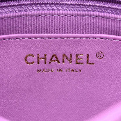 Chanel Lambskin Quilted Small CC Funky Town Flap Purple 6 of 11
