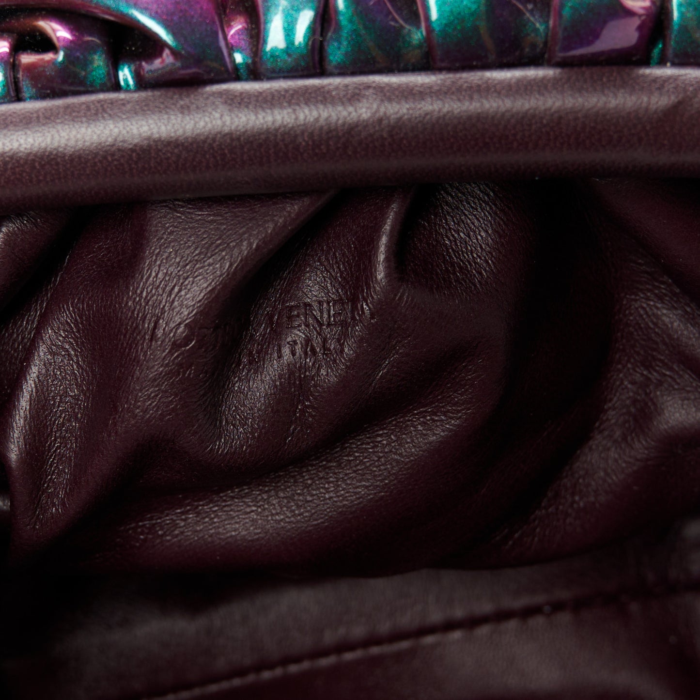 Patent Mini Pouch Holographic