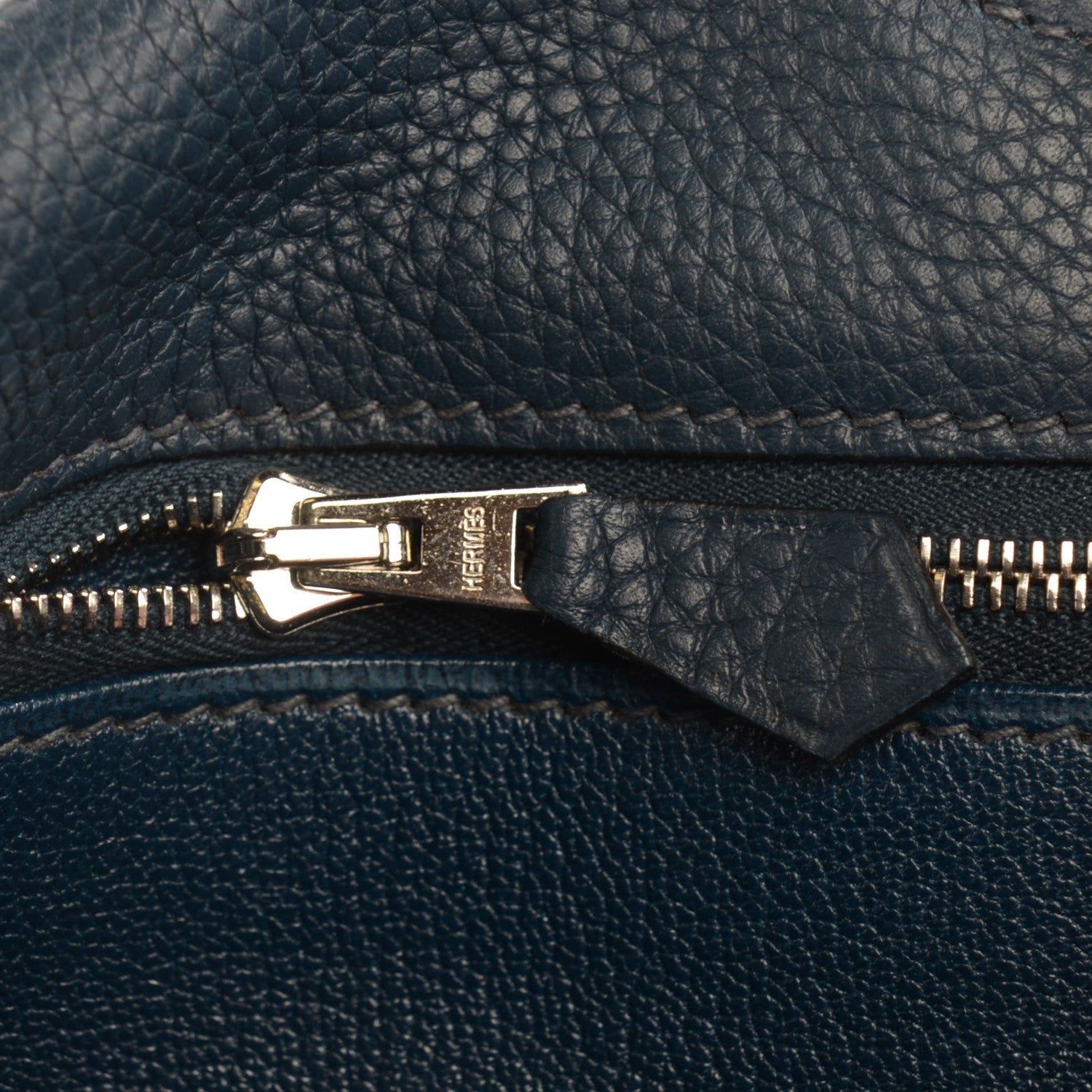Hermes Taurillon Clemence Kelly Retourne 35 Bleu De Prusse 12 of 23