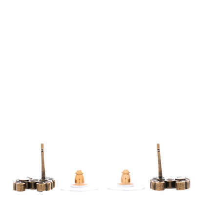 Chanel Crystal City Of Lights CC Earrings Gold 3 of 4