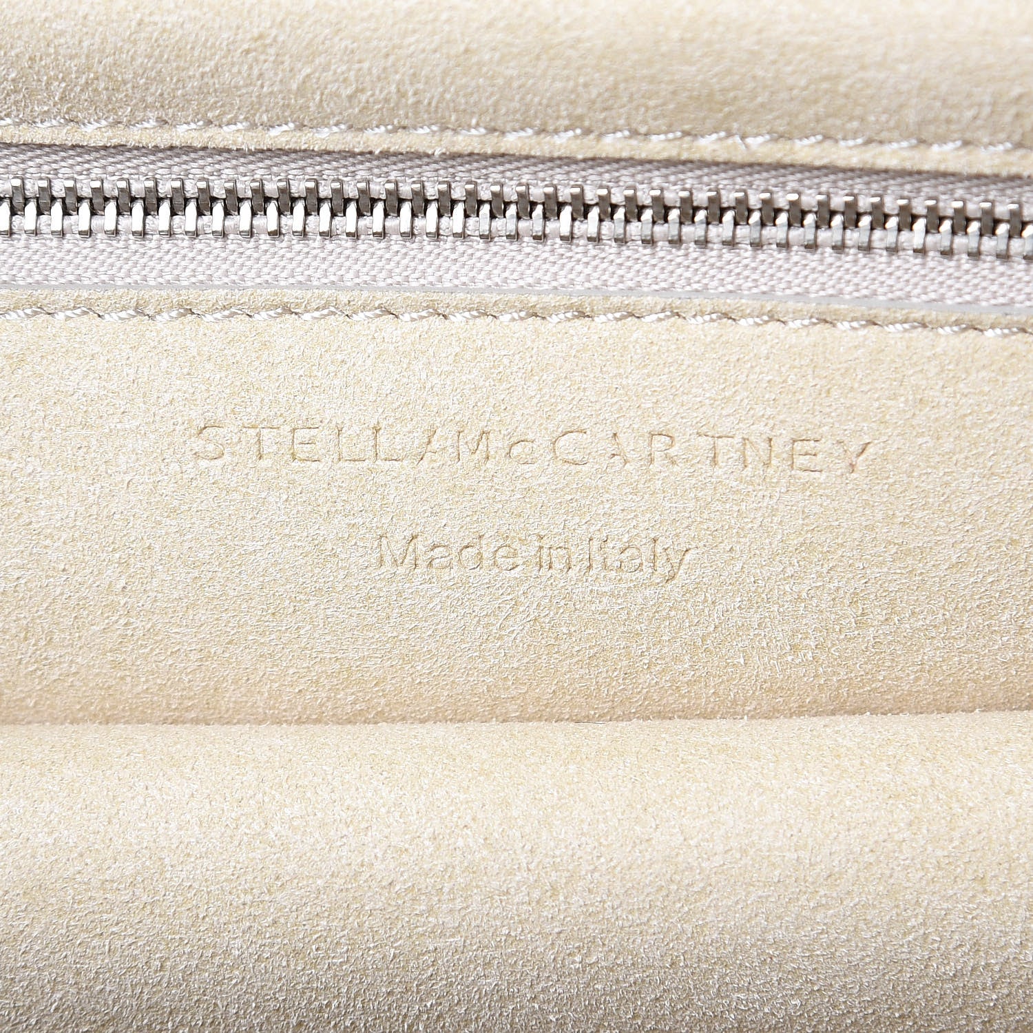 Stella McCartney Eco Alter Nappa Perforated Logo Tote Optical White 6 of 8