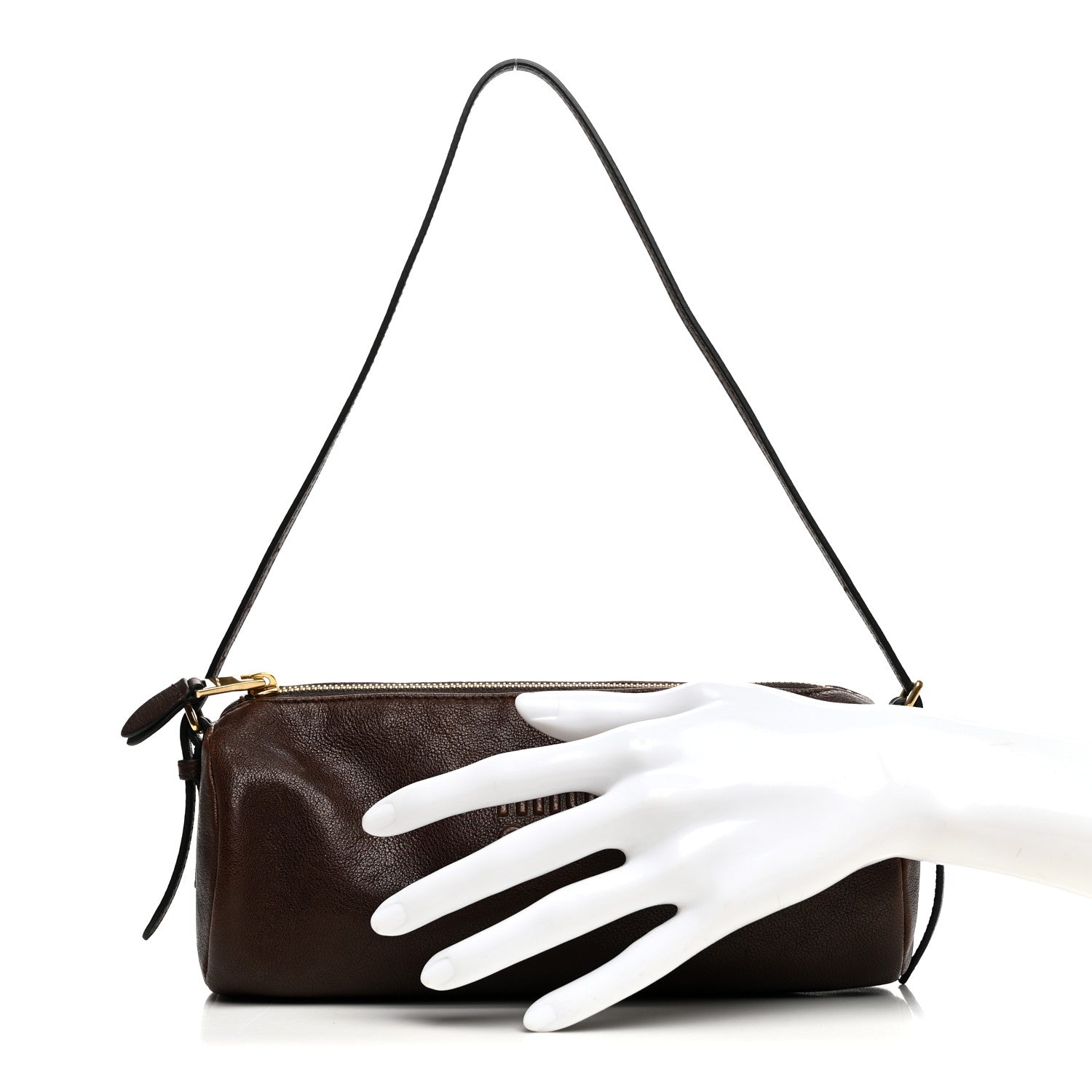 Miu Miu Nappa Aviator Mini Pouch Radica 2 of 10