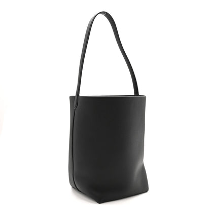 The Row Grained Calfskin Medium N/S Park Tote Black 3 of 9