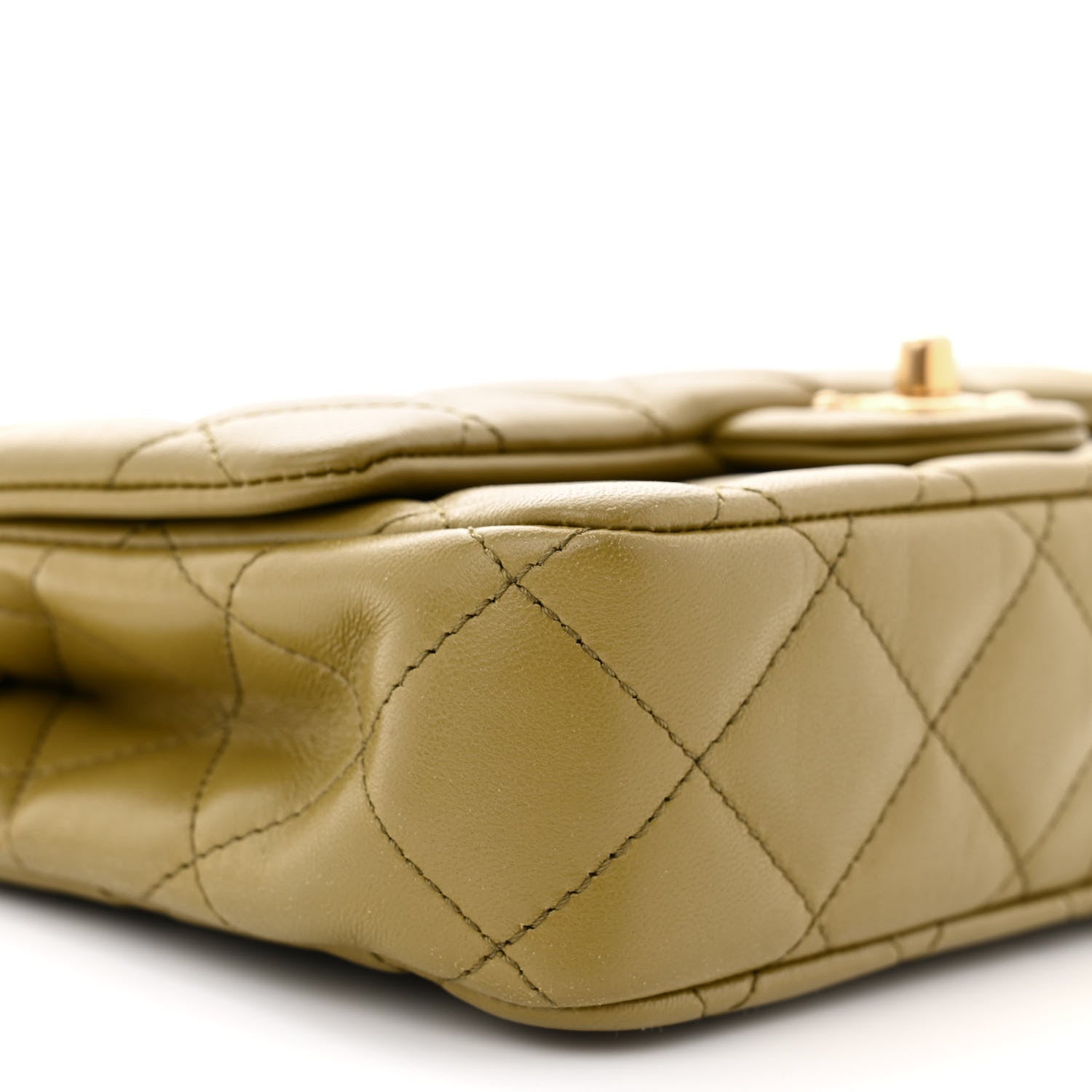 Chanel Lambskin Quilted Small Wenge Wood Flap 9 of 10