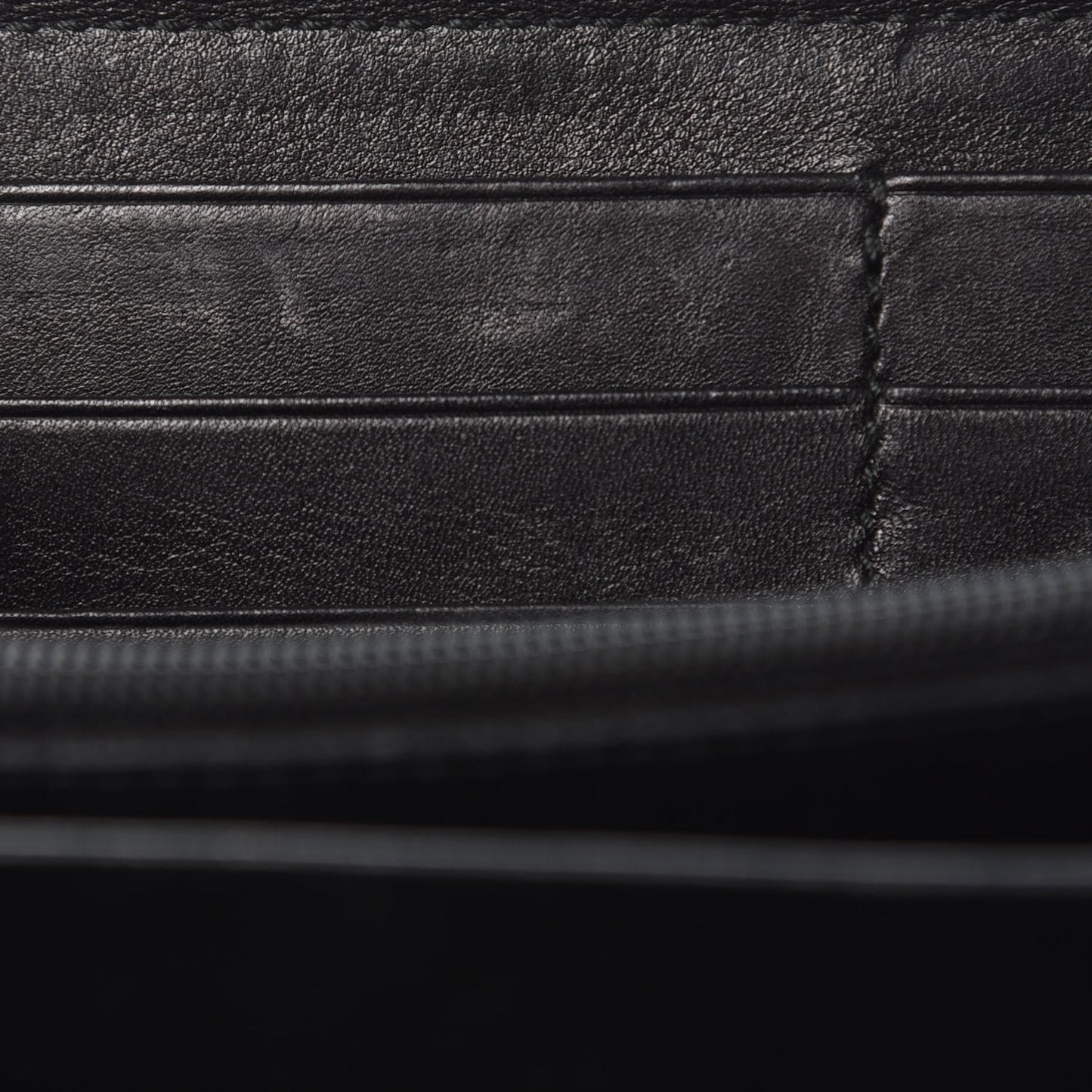 Guccissima Sukey Zip Around Wallet Black