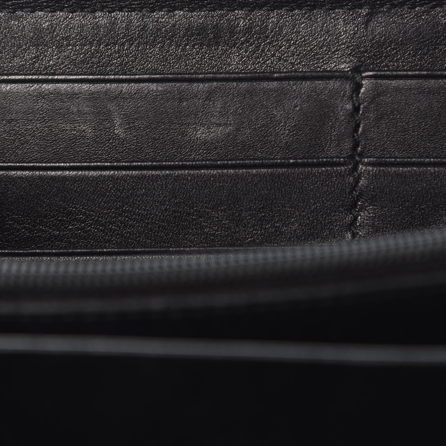 Gucci Guccissima Sukey Zip Around Wallet Black 12 of 13