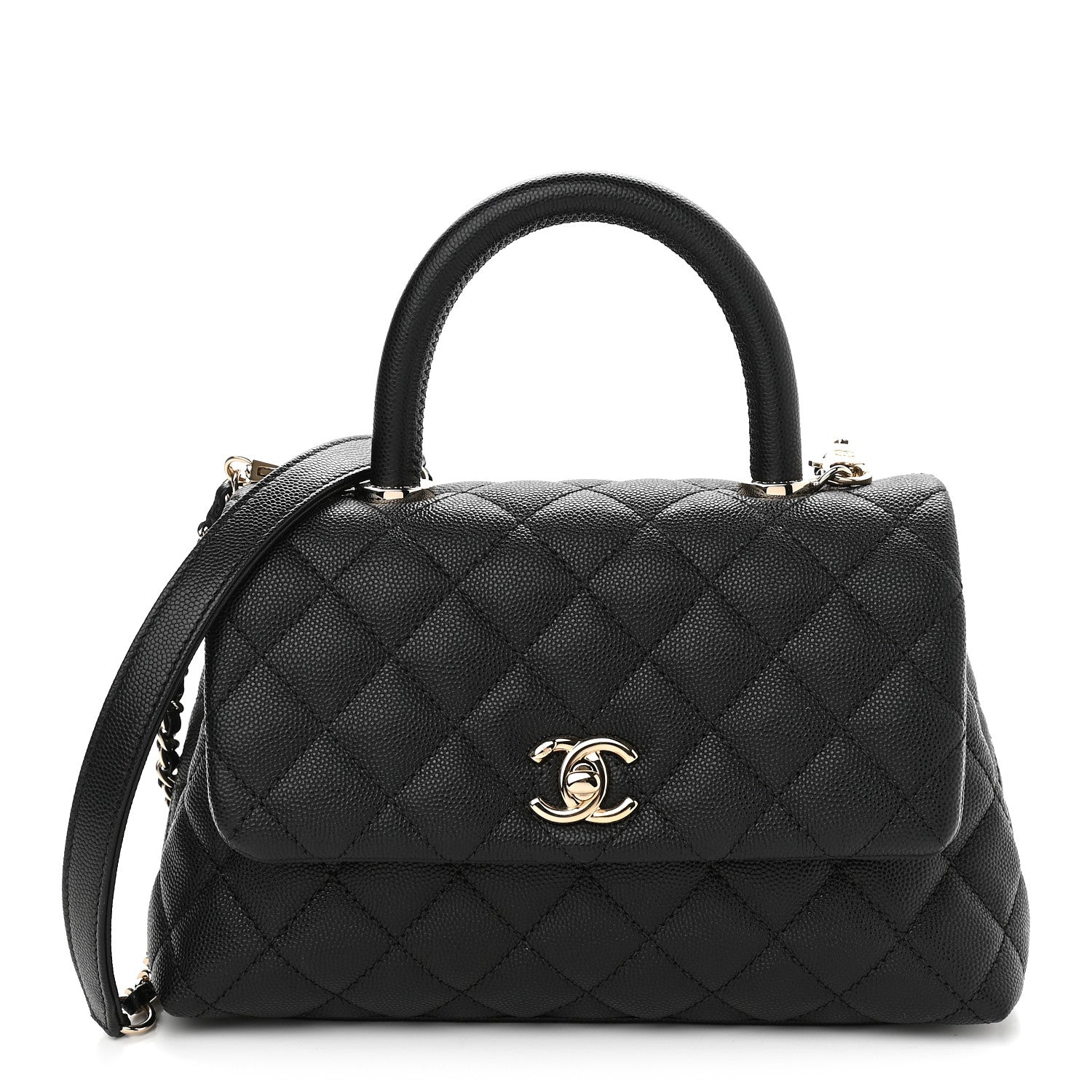 Chanel Caviar Quilted Mini Coco Handle Flap Black 1 of 9