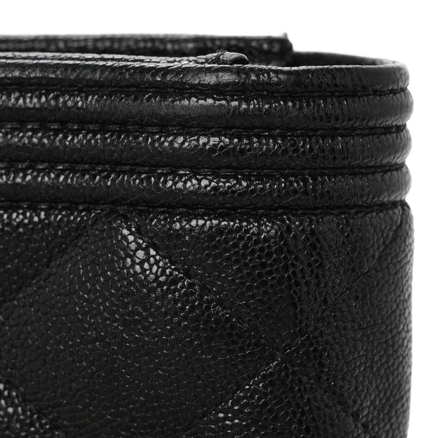 Chanel Caviar Quilted Large Boy Gusset Flap Wallet Black 12 of 12