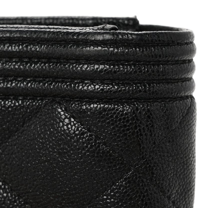 Chanel Caviar Quilted Large Boy Gusset Flap Wallet Black 12 of 12