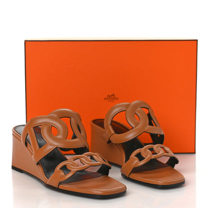 Hermes Nappa Figari 55 Sandals 39 Naturel 10 of 10