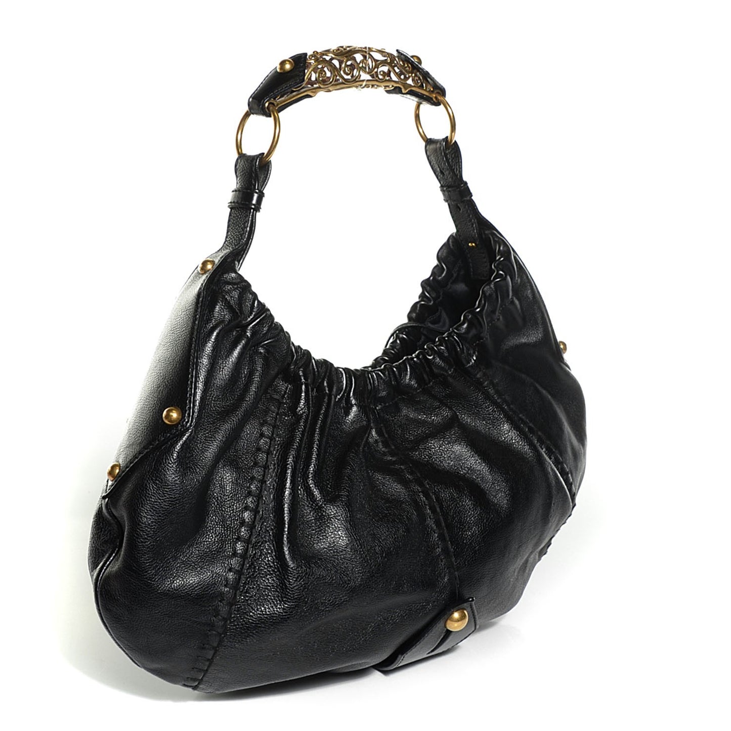 Calfskin Vincennes Mombasa Hobo Black