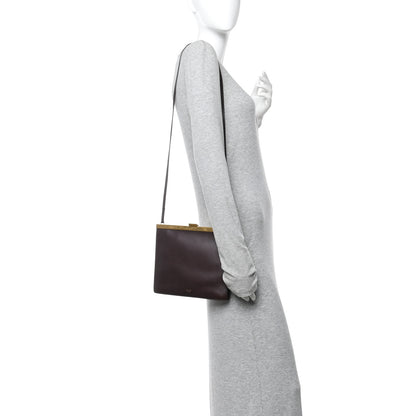 Celine Smooth Calfskin Mini Clasp Bag Bordeaux 2 of 12