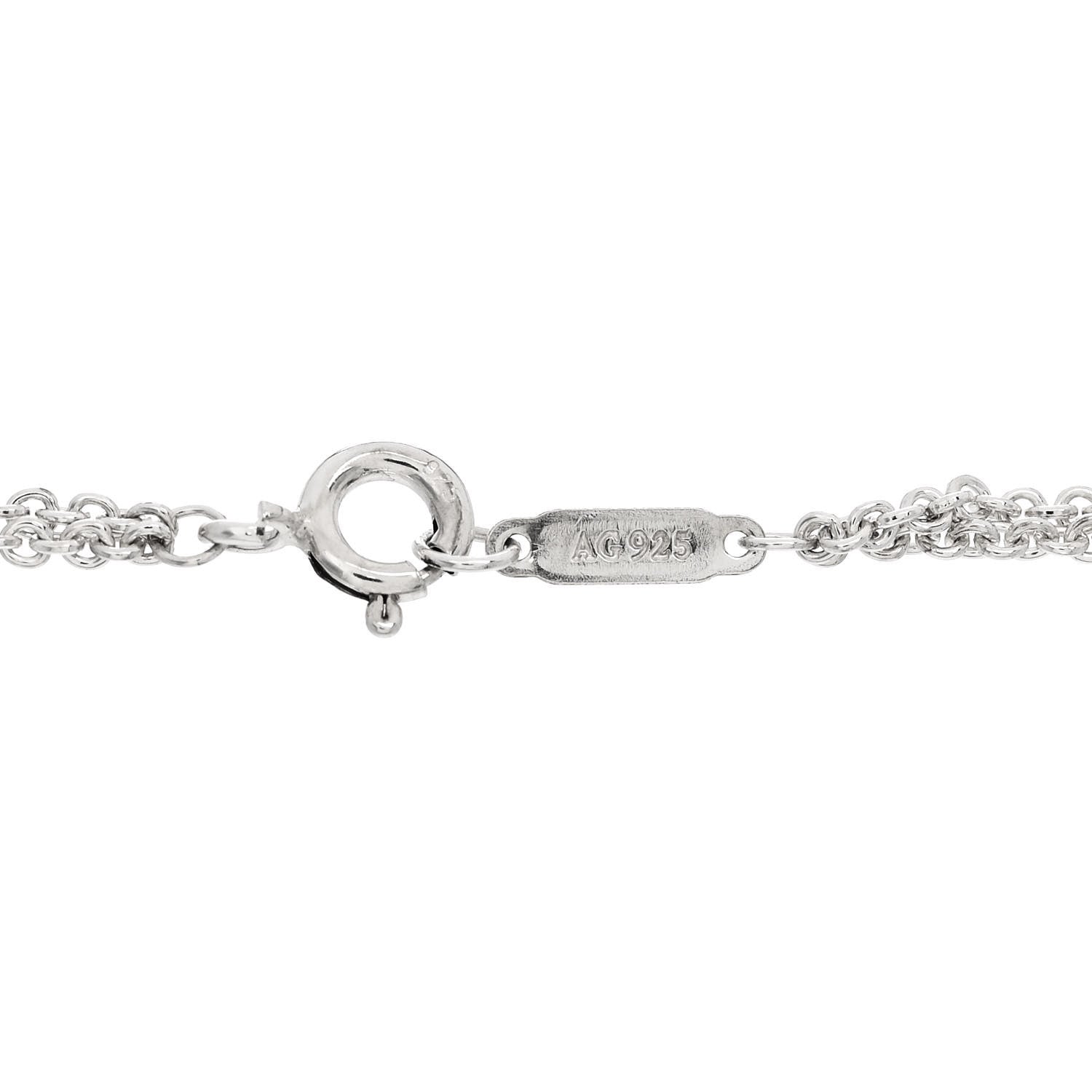 Tiffany Sterling Silver Infinity Double Chain Bracelet 4 of 4