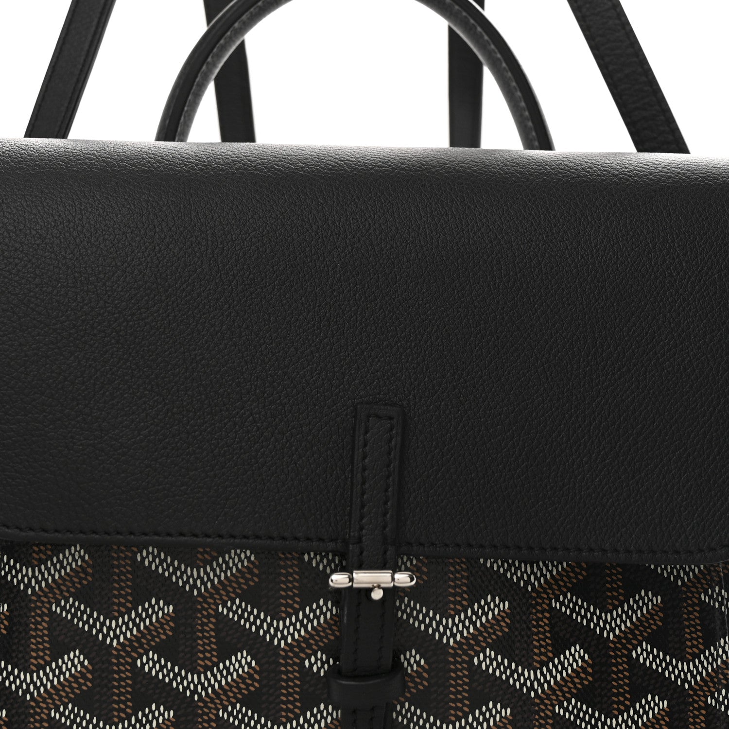 Goyard Goyardine Calfskin Mini Alpin Backpack Black 7 of 9