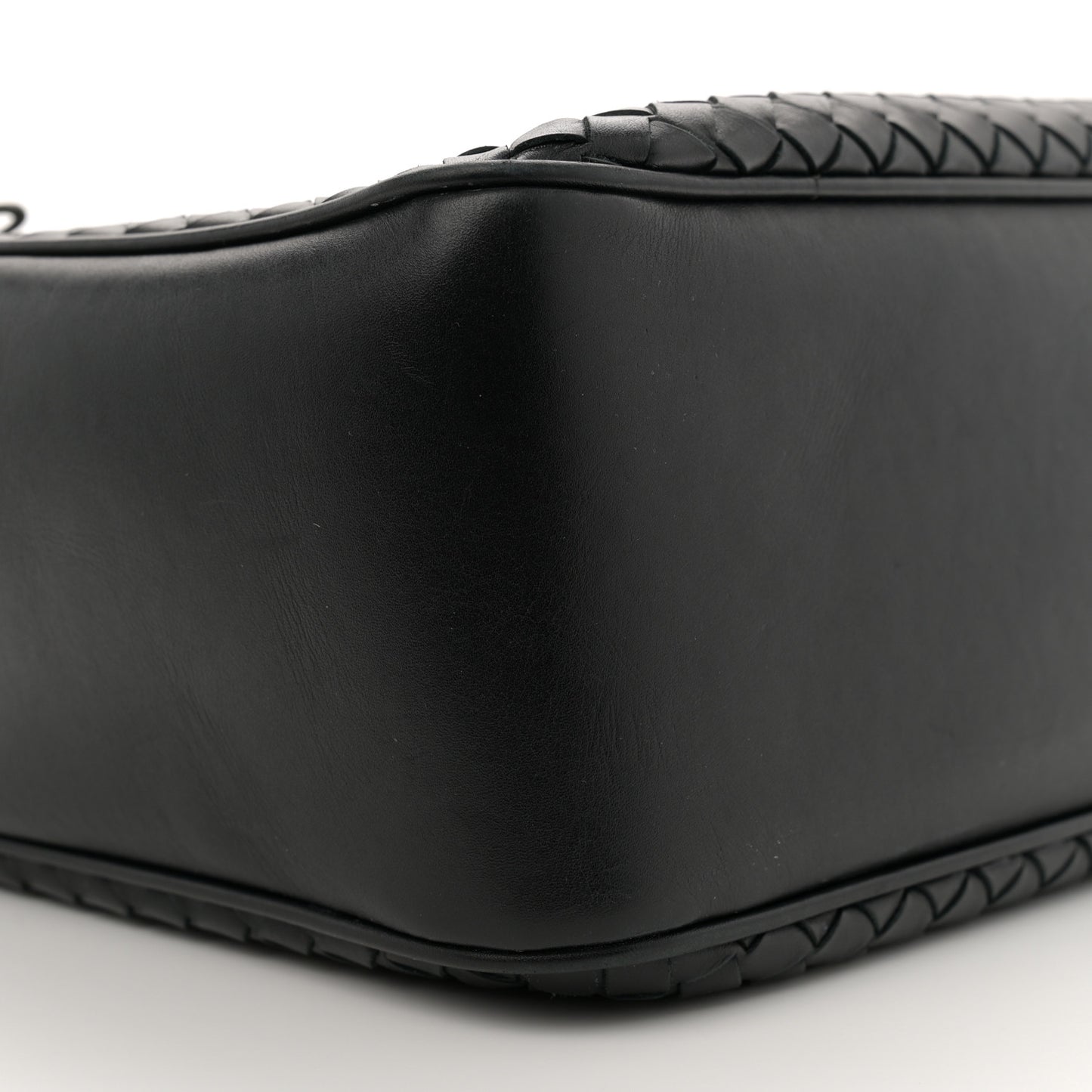 Nappa Intrecciato Briefcase Black