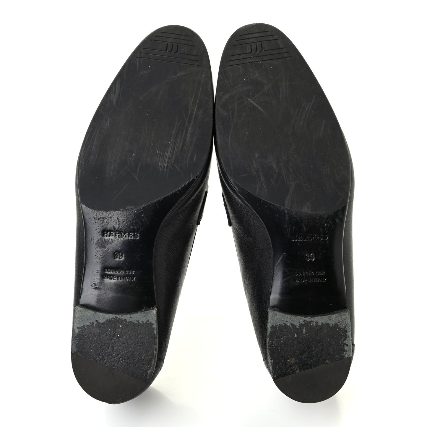 Goatskin Womens Paris Loafers 39 Black