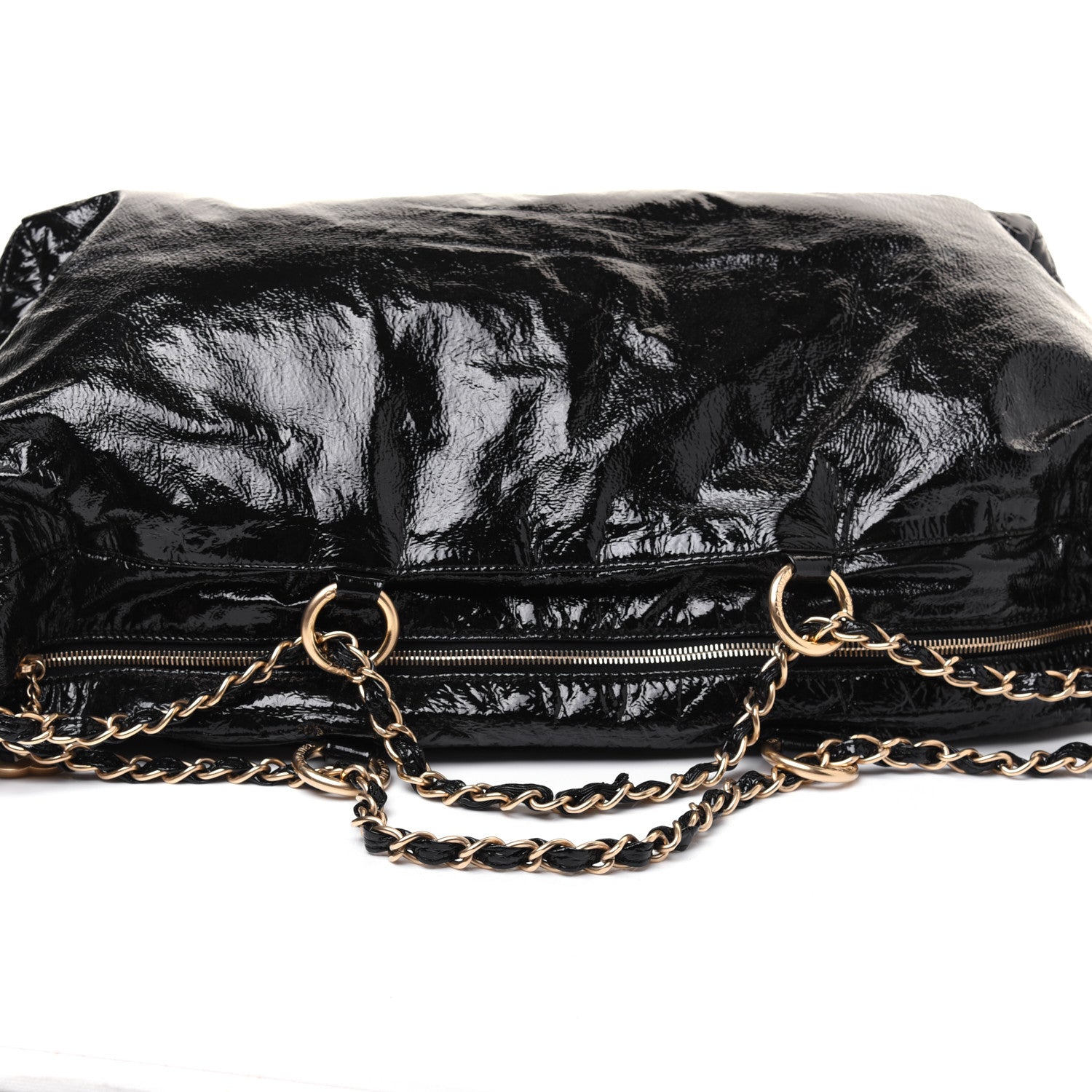 Chanel Vinyl Rock and Chain Bowler Black 21 of 21