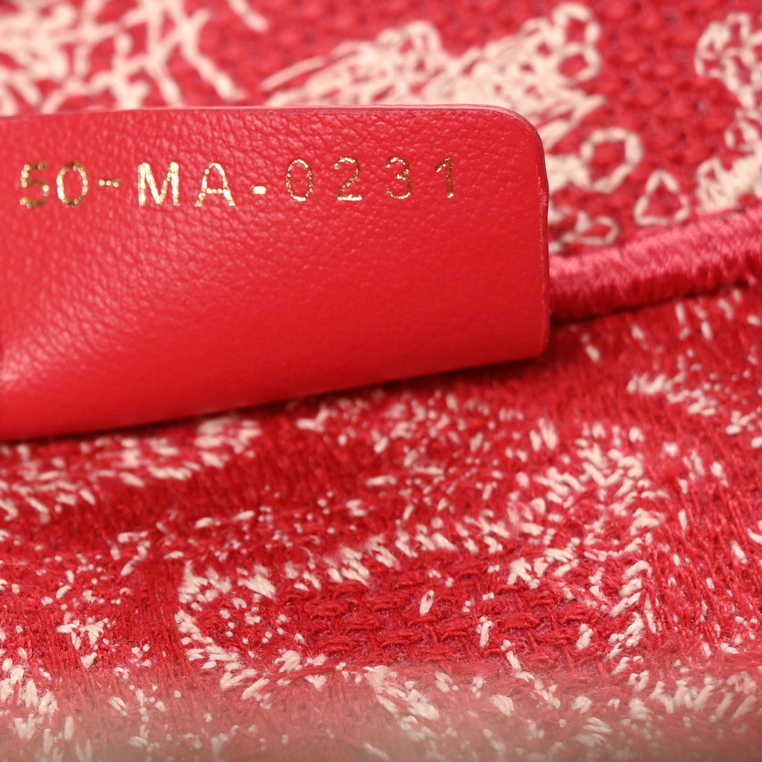 Christian Dior Canvas Embroidered Medium Dioriviera Toile De Jouy Book Tote Raspberry 6 of 6