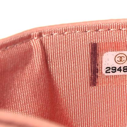 Chanel Caviar Quilted Boy Card Holder Light Pink 7 of 7