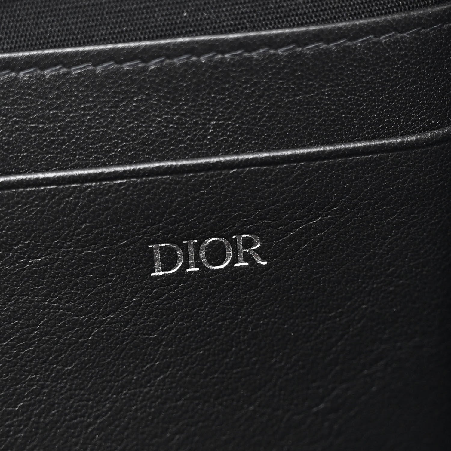 Christian Dior Oblique Pouch Beige Black 7 of 13