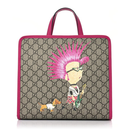 Gucci GG Supreme Monogram Punk Print Childrens Tote 1 of 10