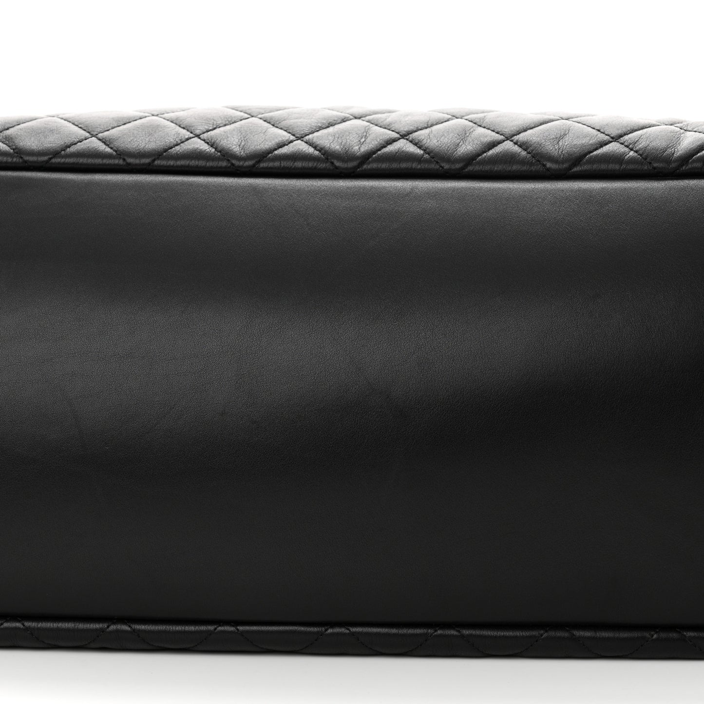 Calfskin Quilted ES Giant Travel Bag Black