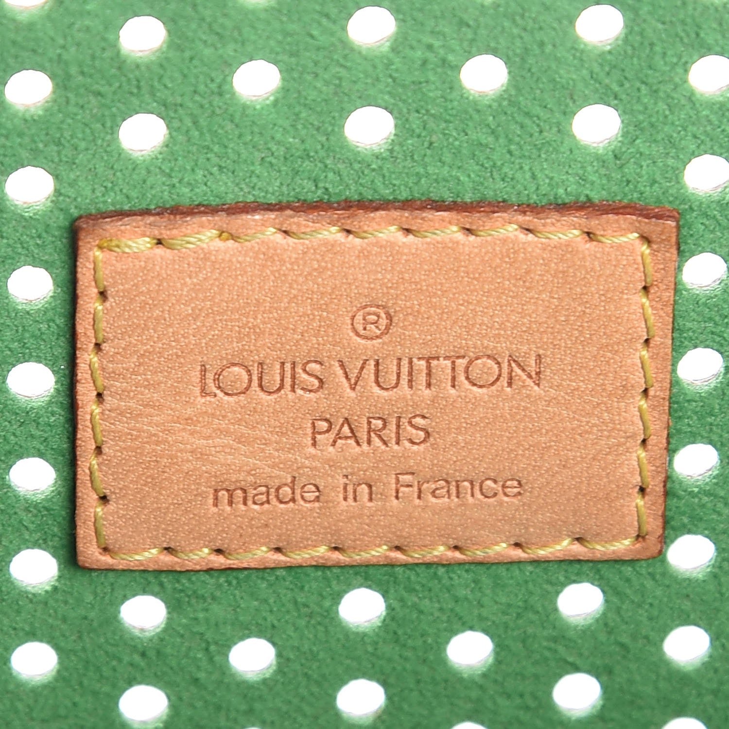 Louis Vuitton Monogram Perforated Speedy 30 Green 6 of 15