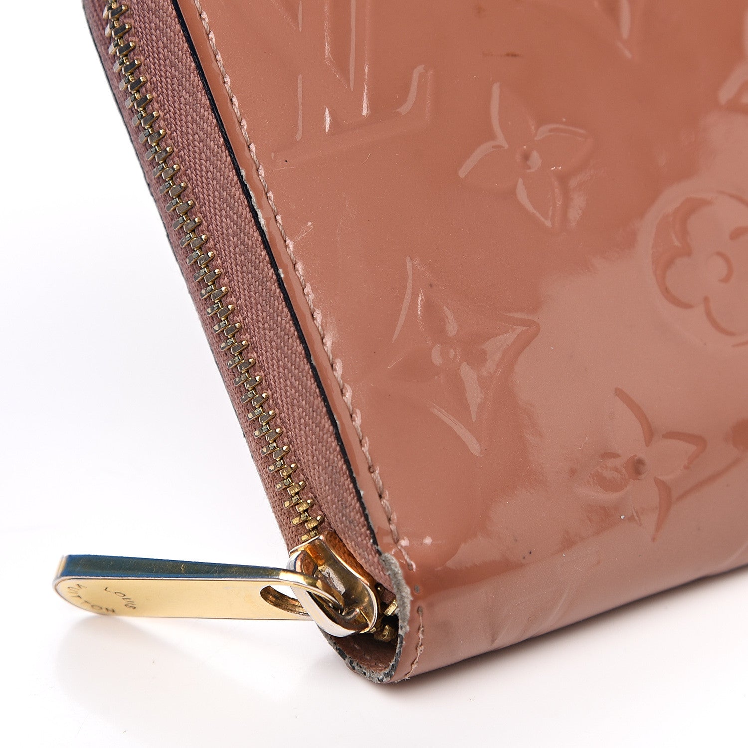 Louis Vuitton Vernis Zippy Wallet Rose Velours 11 of 16