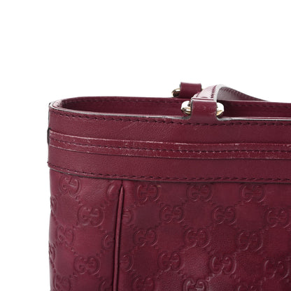 Gucci Guccissima Medium Mayfair Tote Cherry 10 of 19
