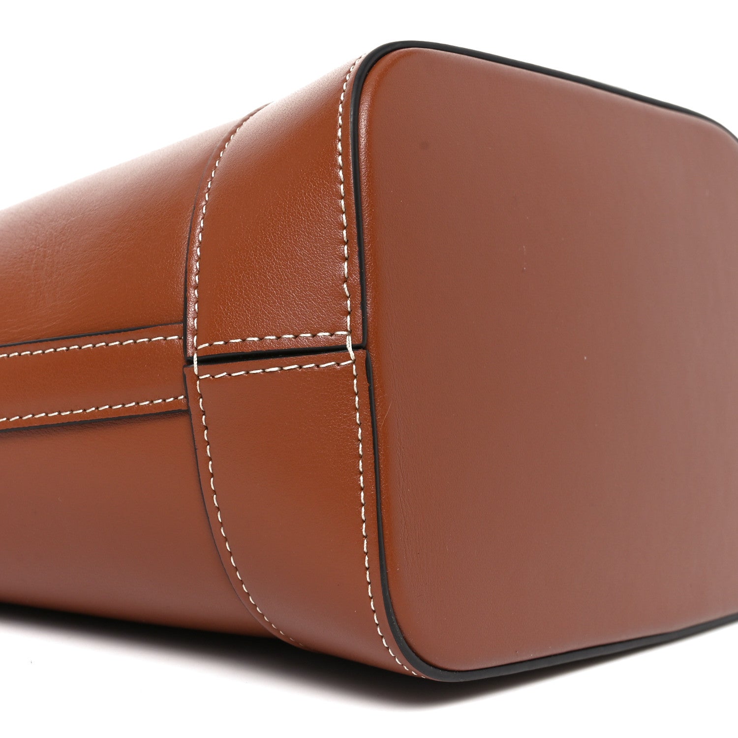 Celine Smooth Calfskin Small Cuir Triomphe Bucket Bag Tan 9 of 11