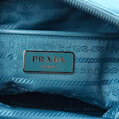Prada Nylon Vela Flat Messenger Bag Turchese 6 of 9