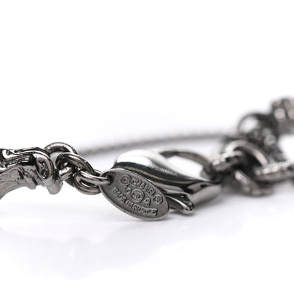 Chanel Ruthenium Enamel CC Tassel Chain Necklace 5 of 5