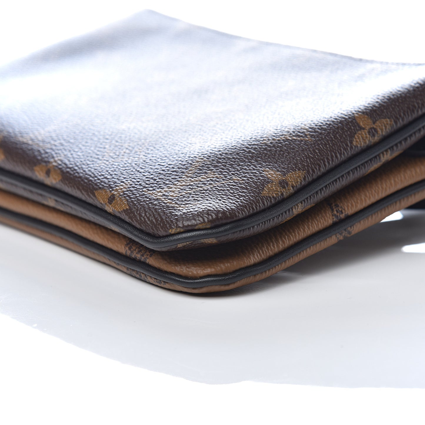 Reverse Monogram Giant Double Zip Pochette