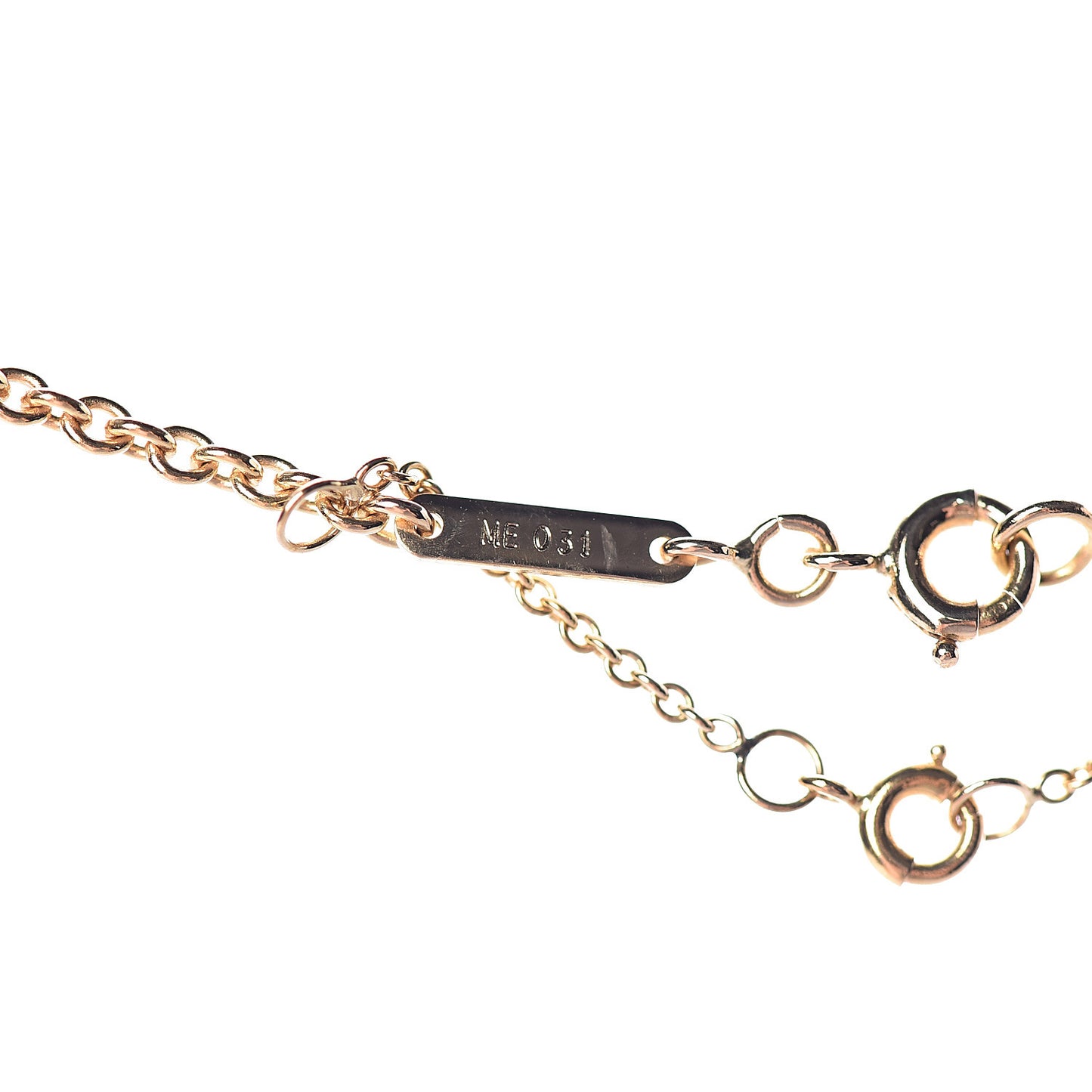 18K Pink Yellow White Gold Baby Trinity Pendant Necklace
