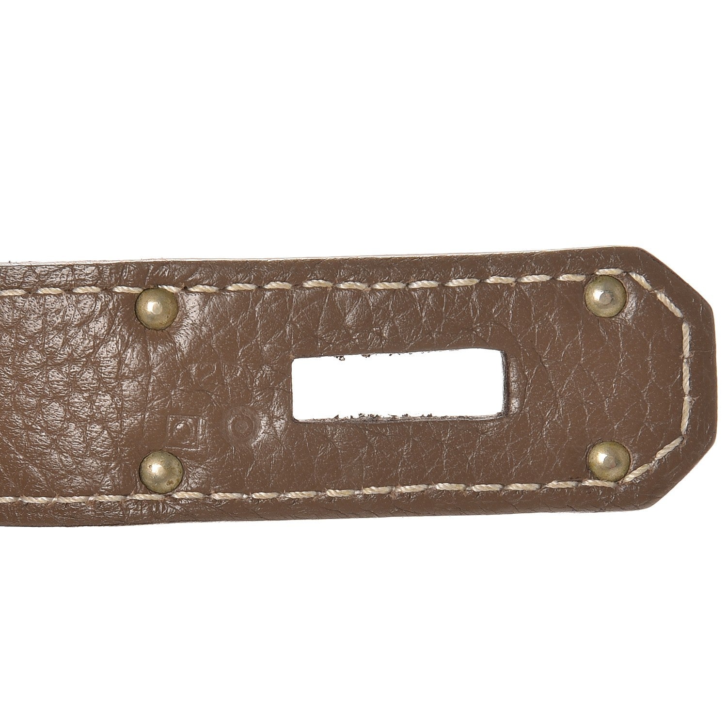 Hermes Taurillon Clemence Jypsiere 34 Etoupe 7 of 9